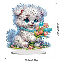 Load image into Gallery viewer, Acrylic Special Shape Flower Girl Desktop Diamond Art Kits for Home Office Decor