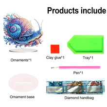 Load image into Gallery viewer, Acrylic Special Shape Flower Girl Desktop Diamond Art Kits for Home Office Decor