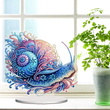 Load image into Gallery viewer, Acrylic Special Shape Flower Girl Desktop Diamond Art Kits for Home Office Decor