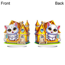 Load image into Gallery viewer, Acrylic Special Shape Flower Girl Desktop Diamond Art Kits for Home Office Decor