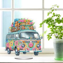 Load image into Gallery viewer, Acrylic Special Shaped Colorful Pattern Table Top Diamond Painting Ornament Kits