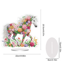 Load image into Gallery viewer, Acrylic Special Shaped Colorful Pattern Table Top Diamond Painting Ornament Kits