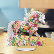 Load image into Gallery viewer, Acrylic Special Shaped Colorful Pattern Table Top Diamond Painting Ornament Kits