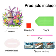 Load image into Gallery viewer, Acrylic Special Shaped Colorful Pattern Table Top Diamond Painting Ornament Kits