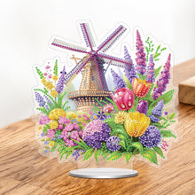 Load image into Gallery viewer, Acrylic Special Shaped Colorful Pattern Table Top Diamond Painting Ornament Kits