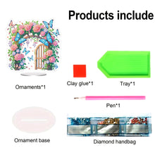 Load image into Gallery viewer, Acrylic Special Shaped Colorful Pattern Table Top Diamond Painting Ornament Kits