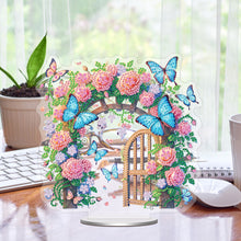 Load image into Gallery viewer, Acrylic Special Shaped Colorful Pattern Table Top Diamond Painting Ornament Kits