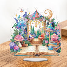 Load image into Gallery viewer, Acrylic Special Shaped Colorful Pattern Table Top Diamond Painting Ornament Kits