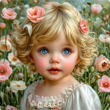 Load image into Gallery viewer, Diamond Painting - Full Round - Little Girl (40*40CM)