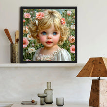 Load image into Gallery viewer, Diamond Painting - Full Round - Little Girl (40*40CM)