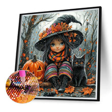 Load image into Gallery viewer, Diamond Painting - Full Round - Pumpkin Girl (40*40CM)