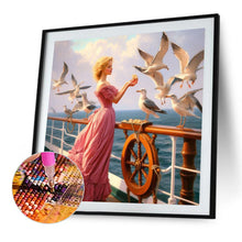 Load image into Gallery viewer, Diamond Painting - Full Square - Seagulls On The Ship (40*40CM)