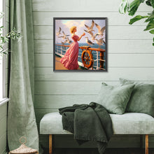 Load image into Gallery viewer, Diamond Painting - Full Square - Seagulls On The Ship (40*40CM)