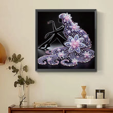 Load image into Gallery viewer, Diamond Painting - Partial Special Shaped - Elegant Lady (30*30CM)