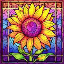 Load image into Gallery viewer, 4pcs Square Diamond Painting Set - Sunflower (30*30CM)