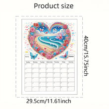 Load image into Gallery viewer, Special Shaped Colorful Pattern 5D DIY Diamond Art Monthly Planner for Beginners