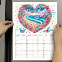 Load image into Gallery viewer, Special Shaped Colorful Pattern 5D DIY Diamond Art Monthly Planner for Beginners