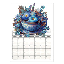 Load image into Gallery viewer, Special Shaped Colorful Pattern 5D DIY Diamond Art Monthly Planner for Beginners