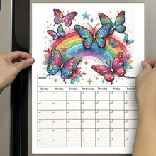 Load image into Gallery viewer, Special Shaped Colorful Pattern 5D DIY Diamond Art Monthly Planner for Beginners
