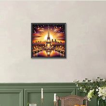 Load image into Gallery viewer, Diamond Painting - Full Round - Eiffel Tower At Dusk (40*40CM)