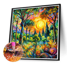 Load image into Gallery viewer, Diamond Painting - Full Round - Landscape Sunrise Forest (40*40CM)