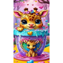 Load image into Gallery viewer, Diamond Painting - Full Square - Cute Giraffe (40*70CM)