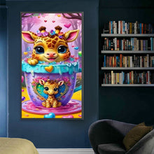 Load image into Gallery viewer, Diamond Painting - Full Square - Cute Giraffe (40*70CM)