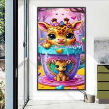 Load image into Gallery viewer, Diamond Painting - Full Square - Cute Giraffe (40*70CM)