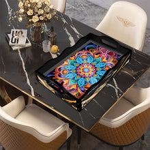 Load image into Gallery viewer, Acrylic Animals Rectangular Diamond Decorative Serving Tray for Countertop Decor