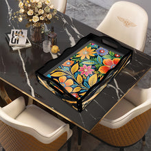 Load image into Gallery viewer, Acrylic Animals Rectangular Diamond Decorative Serving Tray for Countertop Decor