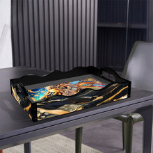 Load image into Gallery viewer, Acrylic Animals Rectangular Diamond Decorative Serving Tray for Countertop Decor