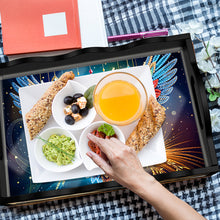 Load image into Gallery viewer, Acrylic Animals Rectangular Diamond Decorative Serving Tray for Countertop Decor