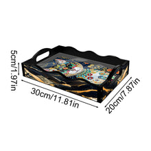 Load image into Gallery viewer, Acrylic Rich Cat 5D Diamond Painting Serving Tray Art Craft for Home Decoration