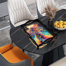 Load image into Gallery viewer, Acrylic Girl Back 5D Diamond Painting Serving Tray Art Craft for Home Decoration
