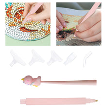 Load image into Gallery viewer, Cartoon Diamond Painting Pen Diamond Art Drill Pen with 6 Pen Tips DIY Supplies