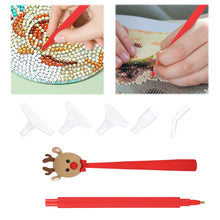 Load image into Gallery viewer, Cartoon Diamond Painting Pen Diamond Art Drill Pen with 6 Pen Tips DIY Supplies