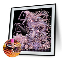 Load image into Gallery viewer, Diamond Painting - Partial Special Shaped - Elegant Lady (30*30CM)