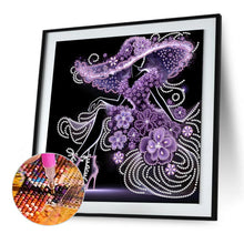 Load image into Gallery viewer, Diamond Painting - Partial Special Shaped - Elegant Lady (30*30CM)