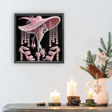 Load image into Gallery viewer, Diamond Painting - Partial Special Shaped - Elegant Lady (30*30CM)