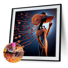 Load image into Gallery viewer, Diamond Painting - Partial Special Shaped - Elegant Lady (30*30CM)