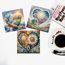 Load image into Gallery viewer, 6PCS DIY Diamond Art Greeting Cards Creative Birthday Card Kit Gifts (Heart)