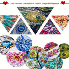 Load image into Gallery viewer, 6pcs Diamond Painting Greeting Cards DIY Diamond Art Cards Arts Crafts (Anime)