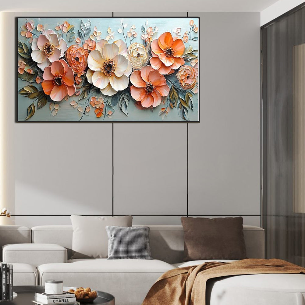Diamond Painting - Full Round - Flowers And Scenery (70*40CM)
