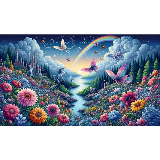 Diamond Painting - Full Round - Dream Scenery (70*40CM)