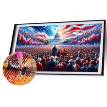 Load image into Gallery viewer, Diamond Painting - Full Round - Gathering Of Thousands Of People (70*40CM)