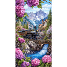 Load image into Gallery viewer, Diamond Painting - Full Round - Train Scenery (40*70CM)