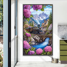 Load image into Gallery viewer, Diamond Painting - Full Round - Train Scenery (40*70CM)