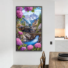 Load image into Gallery viewer, Diamond Painting - Full Round - Train Scenery (40*70CM)