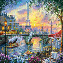 Load image into Gallery viewer, Diamond Painting - Full Round - Eiffel Tower (50*35CM)