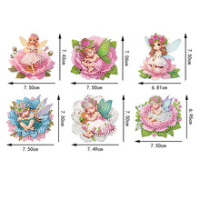 Load image into Gallery viewer, 6Pcs Acrylic Animals Diamond Painting Refrigerator Magnet for Fridge Whiteboards